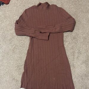 Abercrombie & Fitch Chocolate Long Sleeve Dress